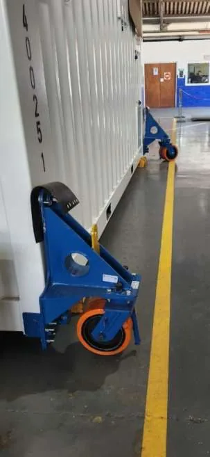 Castor wheels — side entry
