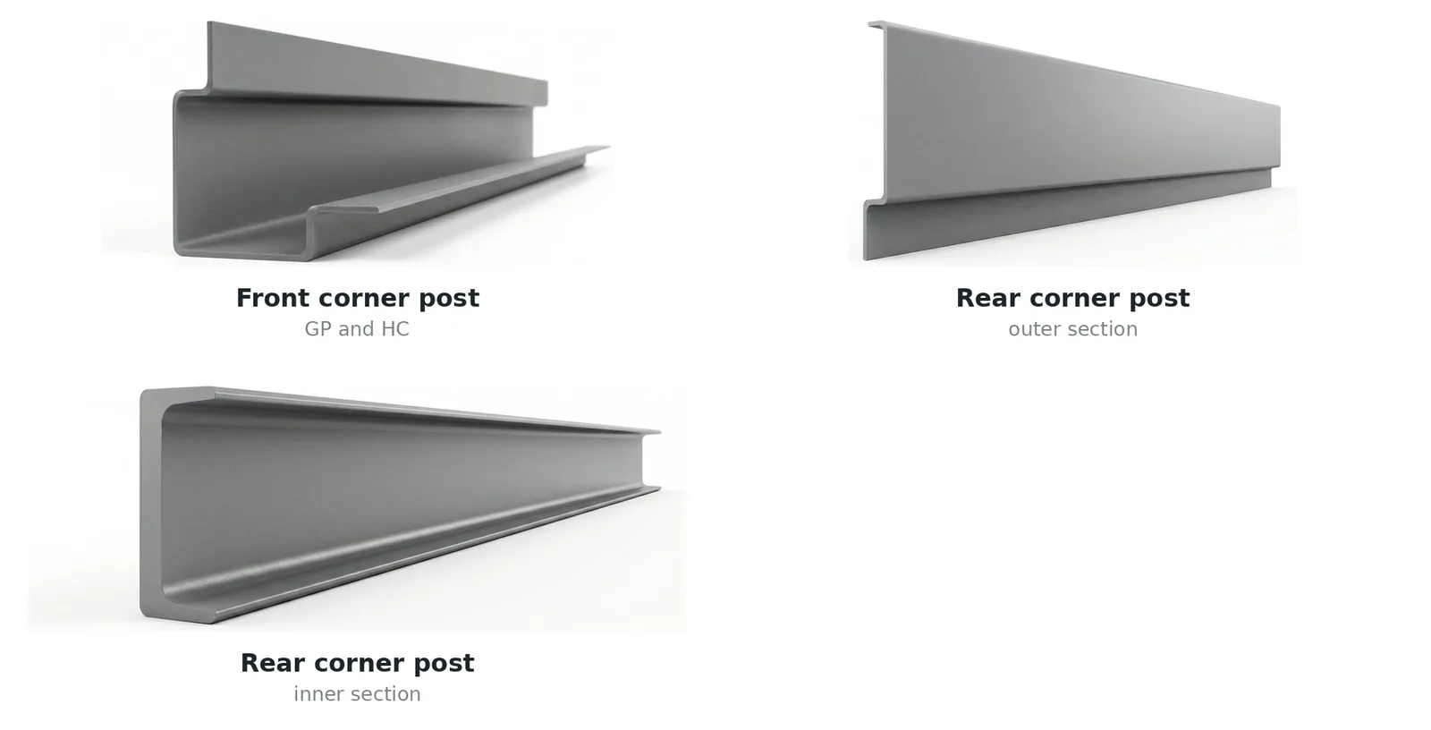 Front corner post