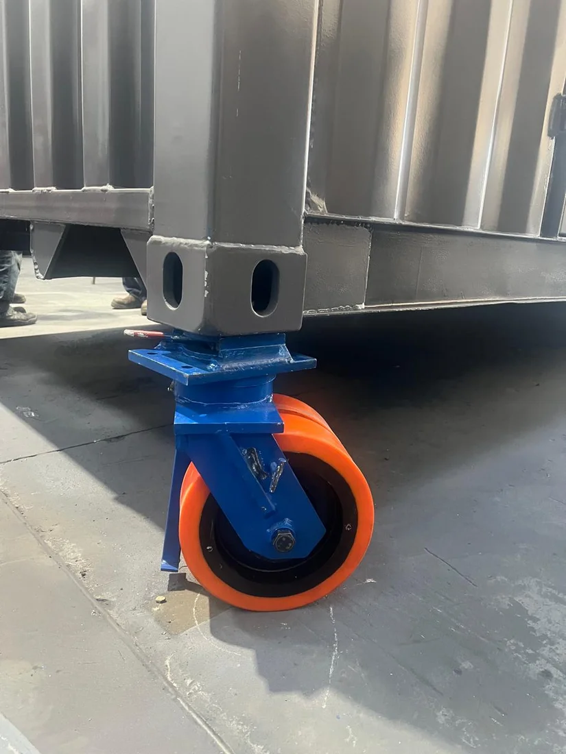 Castor wheel — bottom entry, 5.0 t