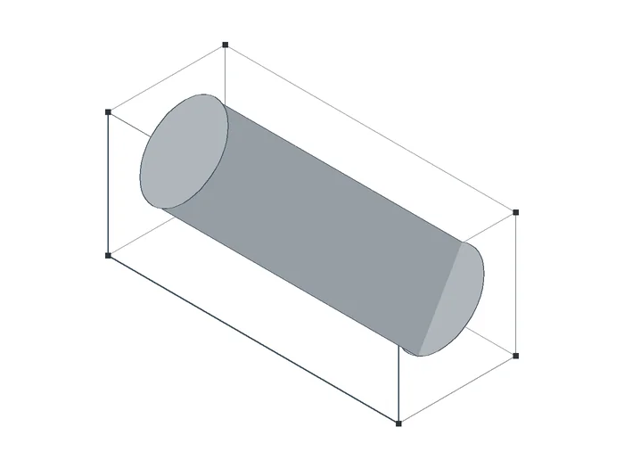 20' Tank Container (T11) isometric outline